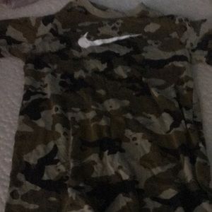 Nike Camo Short Sleeve T-Shirt.